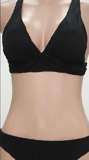 GIRLMERRY Sexy 8 colors textured padded backless lace-up tankini set Wholesale BA014204