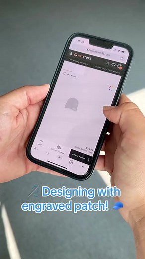 12K views · 99 reactions | 梨 Join me in designing the perfect cap with an exquisitely engraved patch! ✨ | Hatstore | Facebook