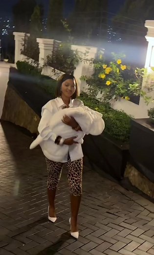 Godmother Superstar Giving Soft Baby Cuddles
