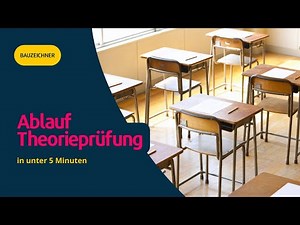 Ablauf Abschlussprüfung Bauzeichner -Theorie-