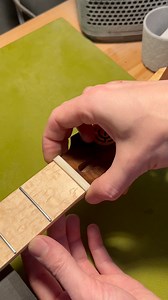 Nut Roughing 2: Electric Boogaloo Dove deep into subtle intricacies of nut geometry, what I was trying to achieve with the disc sander and hand correction. Modelled and Milled exactly how we want em, perfect compound angled back to accommodate the graduated break angle of our Foundation Series. No smell, no heat, under 6 minutes, highly relatable. Big thanks to James Roadman for paving my pathway to this result. #guitarsdaily #guitartech #luthier #guitarbuilder #customguitar #luthiertools #contr