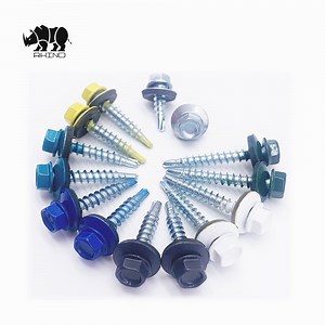 Drill Screw Color Metal Painted Hex Flange Head Window Screws