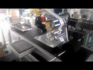 Aluminum foil bag paging labeling machines automatic pouch labeller equipment factory