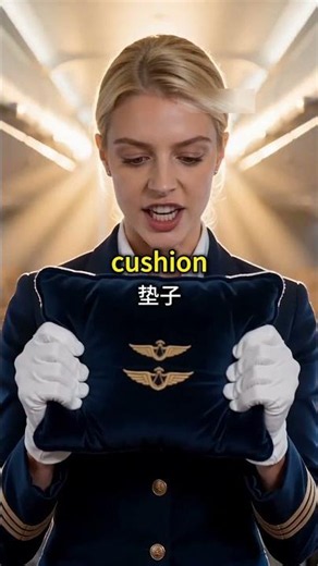 When the flight attendant tells everyone to look back... 😂#BackCushion#FlightAttendant#LearnEnglish