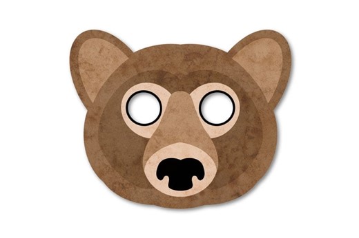 Bear Mask - Free Printable Templates for Kids Crafts