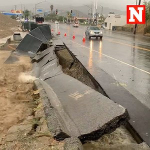 1.4K views · 19 reactions | Officials have asked residents to shelter in place and keep alert to road closures and power outages as Tropical Storm Hilary moves through the region. | Newsweek | Facebook