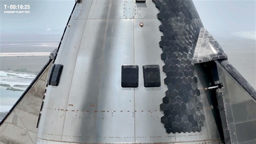 A beautiful view of Ship29 and Starlink terminals just before the launch. 📹SpaceX #SpaceX #Starship #Starshiplaunch #Space #CountdownToLaunch #countdown | Space FrontPage