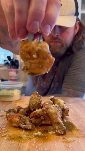 Meat Umbrella Wing Hack! #groarkboysbbq #wings #bbq #reels | Matthew Groark