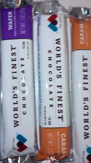 Worlds finest chocolate bars😋