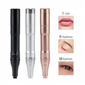 [Hot Item] Stainless Steel Digital Permanent Makeup Tattoo Machine Kit for Eyebrows Eyeliner Lips Tattoo