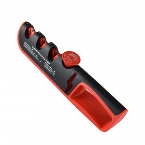 [Hot Item] 4 Stage Knife Sharpener, Scissor Sharpener, Whetstone, Adjustable Angle Sharpener, Ceramic Kitchen Tool Esg17252