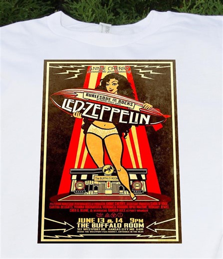 Led Zeppelin Concert T-shirt. Your NEW Favorite T-shirt. - Etsy
