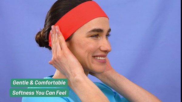 Tribe RN 8-Pack Nursing Headbands with Buttons for Masks - Wide Ear Saver Design with Face Mask Button for Medical, Surgical & Dental Nurses - Reusable Fabric Headband for Women (Medical)