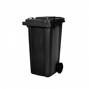 [Hot Item] HDPE Public Industrial Outdoor Waste Bin 120L Recycle HDPE Dustbin Plastic Waste Bins with Foot Pedal