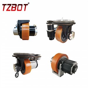 [Hot Item] Tzbot CE Certification 1500W Agv Drive Wheel AMR Encoder Steering Agv Wheels with BLDC Motor for Warehouse Agv Robots (TZ18-BLDC15S04)