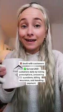 Resume Rewrite Series: How to put that you were a pharmacy tech on your resume 💊