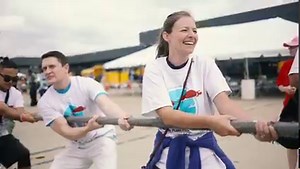 We're so excited to be back on the ropes for the 2021 Dulles Plane Pull. Learn more and get registered at www.PlanePull.com | Special Olympics Virginia