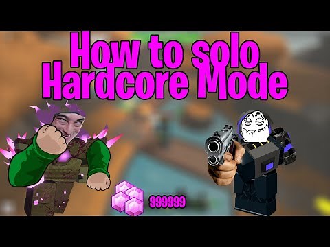 How to solo hardcore (TDS) | ROBLOX