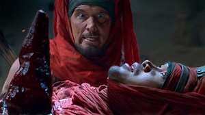 The sandstorm battle scene - The Scorpion King (Dwayne Johnson)