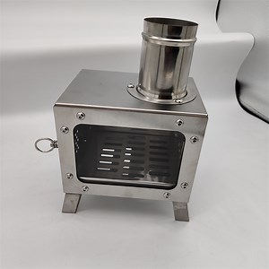 [Hot Item] Stainless Steel Barbecue Stove Bonfire Stand BBQ Stove Foldable Compact Multi-in-One Outdoor Stove Easy Assembly Wood Stove Portable