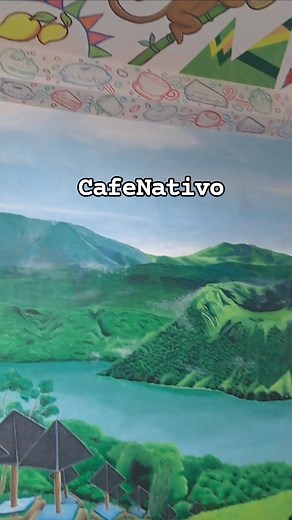 Bongga ng cafe #Tagaytay #CafeNativo #muralpaint #highceiling #interiordesign #fyp #fbreel #viralreels | Biz Niz