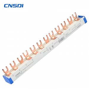 [Hot Item] Cnsdi Fork Type 1.4mm Copper Busbar for Circuit Breaker 12 Way MCB Connector Busbar Connection 1A-63A 1p 2p 3p 4p