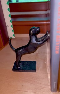 The bookshelf beside my desk in my library, where I keep the research books I rely on as I write. This will give you a sense of my current preoccupation — and my 2025 novel. | Chris Bohjalian