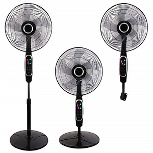 [Hot Item] 3 in 1 Stand/Table/Wall Wanted Fan, Pedestal Fan, Touch Screen, Colorful LED Light