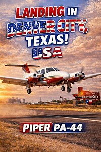 5.9K views · 190 reactions | Touching down in Denver City, Texas  aboard the Piper PA-44 Seminole. General aviation is about mastering every runway, no matter how small. Watch the full landing and experience real-world flying. ✈️ Follow the page for more authentic aviation content. | Cap Tony Ochoa | Facebook