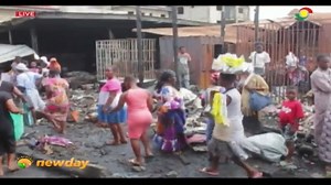 Market women are counting their losses after fire gutted portions of the Ashaiman market on Sunday. #TV3NewDay | TV3 Ghana