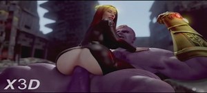 Thanos black widow (Carol Fonda, Wanda Steel)