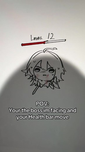 As soon as i see that health bar drop- my brain goes “its about skills not level now…” and My stubborn ass wont back out and would keep die trying #sketch #fyp