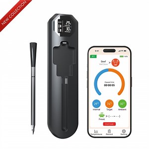 [Hot Item] 820FT Smart Wireless Meat Thermometer with Ultra-Thin Probes Digital Food Thermometer for Remote Monitoring of BBQ Grill Oven Cooking