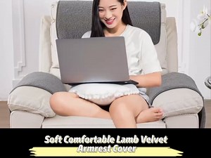 Armrest Chair Covers, Sofa Arm Protector Covers, Lamb Velvet Nonslip Recliner Chair Covers, Stretch Armchair Couch Arm Rest Cover for Recliner, Chair, Sofa (Wine Red,1 Seater(3pcs))