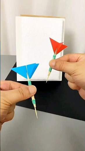 Toothpick dart 🎯 || Dart || How to make Dart with Toothpicks