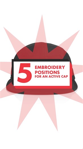 14 reactions | How many positions can you embroider aa Active Cap? Count it down with Wilcom. We all get bored of the centre front logo, but have you ever stopped to think just how many positions you can embroider a garment in? Let us know if we missed any? #wilcomembroiderystudio #wilcomeembroidery #machineembroidery #merchandise #machineembroiderybusiness | Wilcom | Facebook