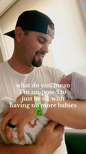 When your husband sees his baby for the first time > ok knock me up would ya 😇🤪 Jk jk. Sorta. #marriage #husbandandwife #morebabies #thirdbaby #marriagehumor #emotional #newborn | Jessica Hodge
