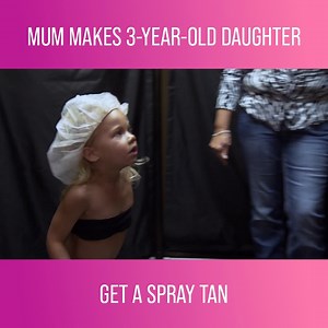 8.9K views · 202 reactions | 3-year-old Baylen is excited and preparing for her first ever full-glitz pageant, mum Beth gives her a spray tan to make her look the part. Watch more Toddlers & Tiaras on discovery+ : https://bit.ly/3oddN7c | Love Reality | Facebook