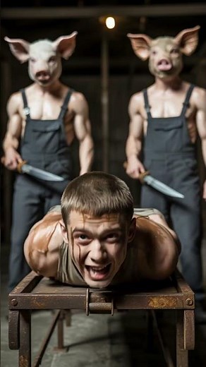 Read the description! 🥩 Human Meat Ready for Market! #pig # animals