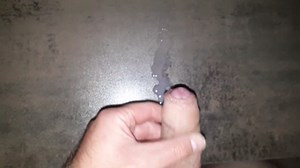 One week load - very huge cumshot