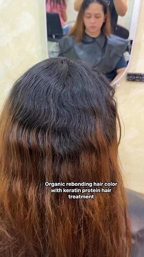 ✨ Sleek. Shiny. Stunning. ✨Organic Rebonding Dark Blonde Hair Color Keratin Protein Treatment = Hair goals unlocked! 💛🌿Smooth, vibrant, and full of life — ready to shine everyday! 🌟#OrganicRebonding #KeratinProtein #DarkBlonde #HairGoals #SalonTransformation | Faith Bless Beauty Parlor