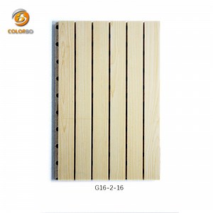 [Hot Item] High Quality Conference Room Soundproof Wooden Timber Acoustical Panel