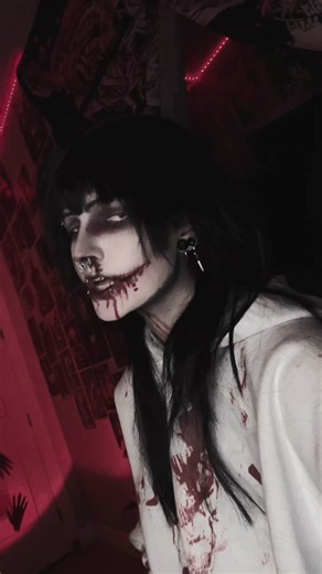 TW: FAKEBLOOD TW: MAKEUP I wanna be a lego. #cosplay #duet #stitch #jeff #creepypastacosplay #viraltiktok #creepypastas #creepypastacos #swag #creepypastafandom #makeup #fyp #urmom #jeffthekilercosplay #queer #cosplay #gay