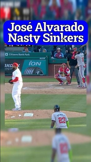 José Alvarado Throws a Nasty Sinker #mlb #baseball