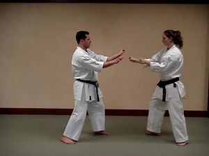 2.1K views · 90 reactions | Uechi Ryu Yakusoku Kumite - Slow Motion Okikukai Yakusoku Kumite performed by Chip Quimby and Kimberlie Forsberg. © Chip Quimby & Authentic Karate Training Center | Altyn Arystan Karate-do Dojo | Facebook