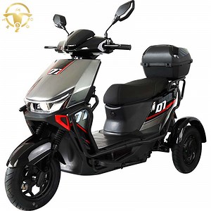 [Hot Item] Fat Tire 3 Wheel 1600W Motor 72V60ah Lithium Battery Adult Powered Tricycles Powered Electric Trike with 140km Range