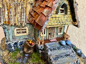 Miniature Fairy House: Rustic Recycled Woodland Cottage Decor - Etsy