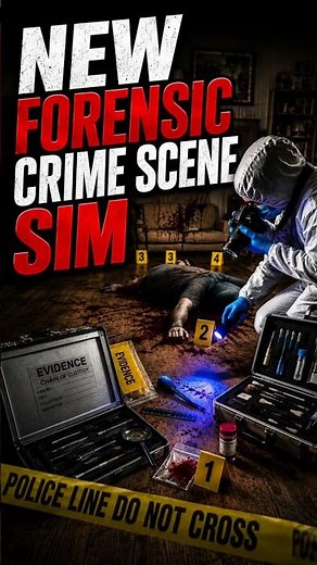 This New Forensics Simulator Actually Requires A Brain! 🕵️ #gamestoplay #simulator