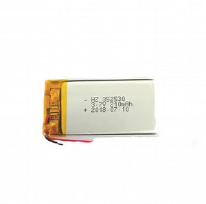 [Hot Item] Vats 352530 3.7V 210mAh Li Polymer Battery GPS Tracker Battery