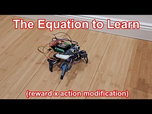 This Equation make it learn: Robot Figured Out Walking on Its Own